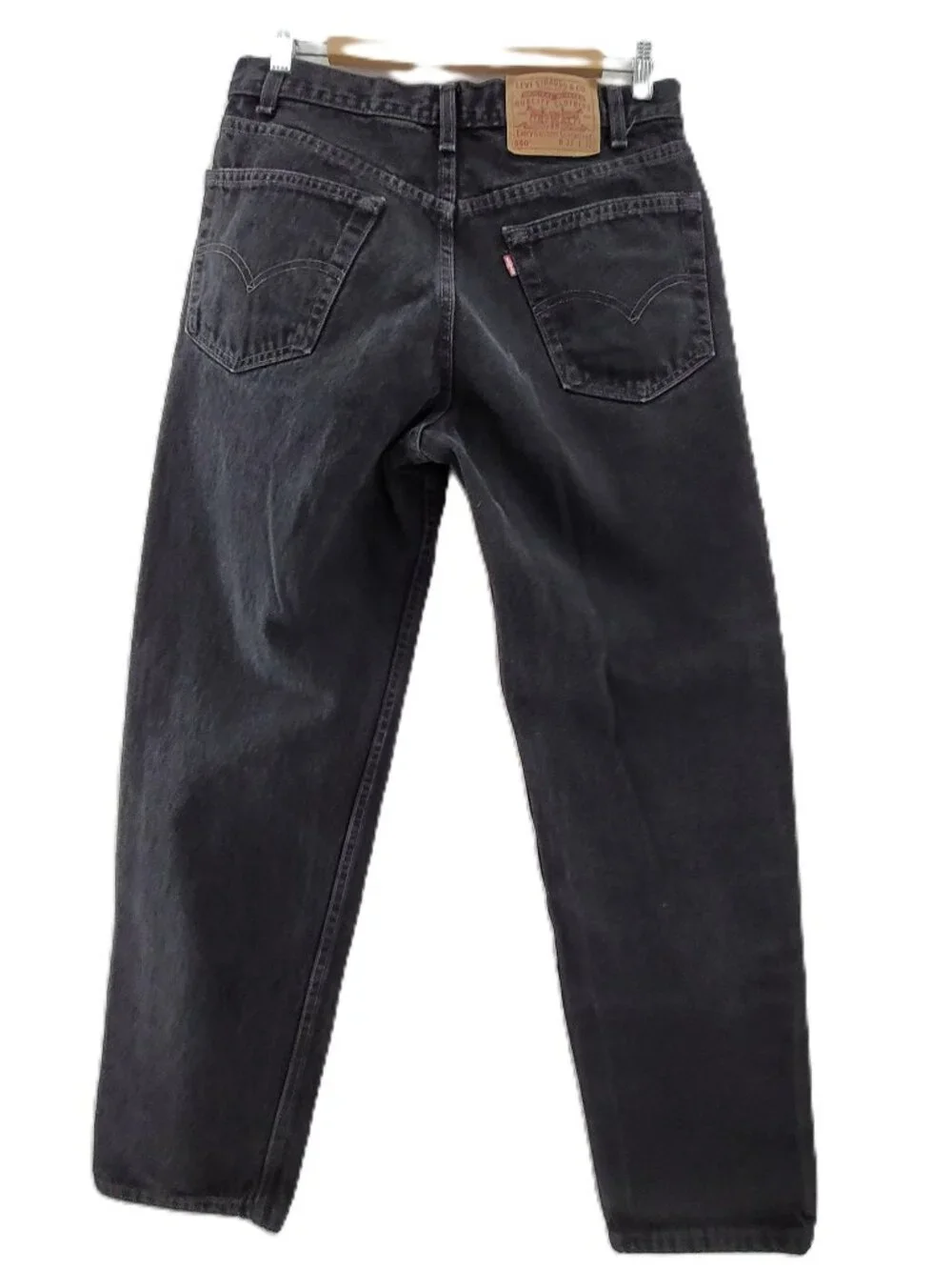 Vintage Levis 550 Jeans‎ 33x32 Black Denim Relaxed Fit Straight Leg Y2K USA Made